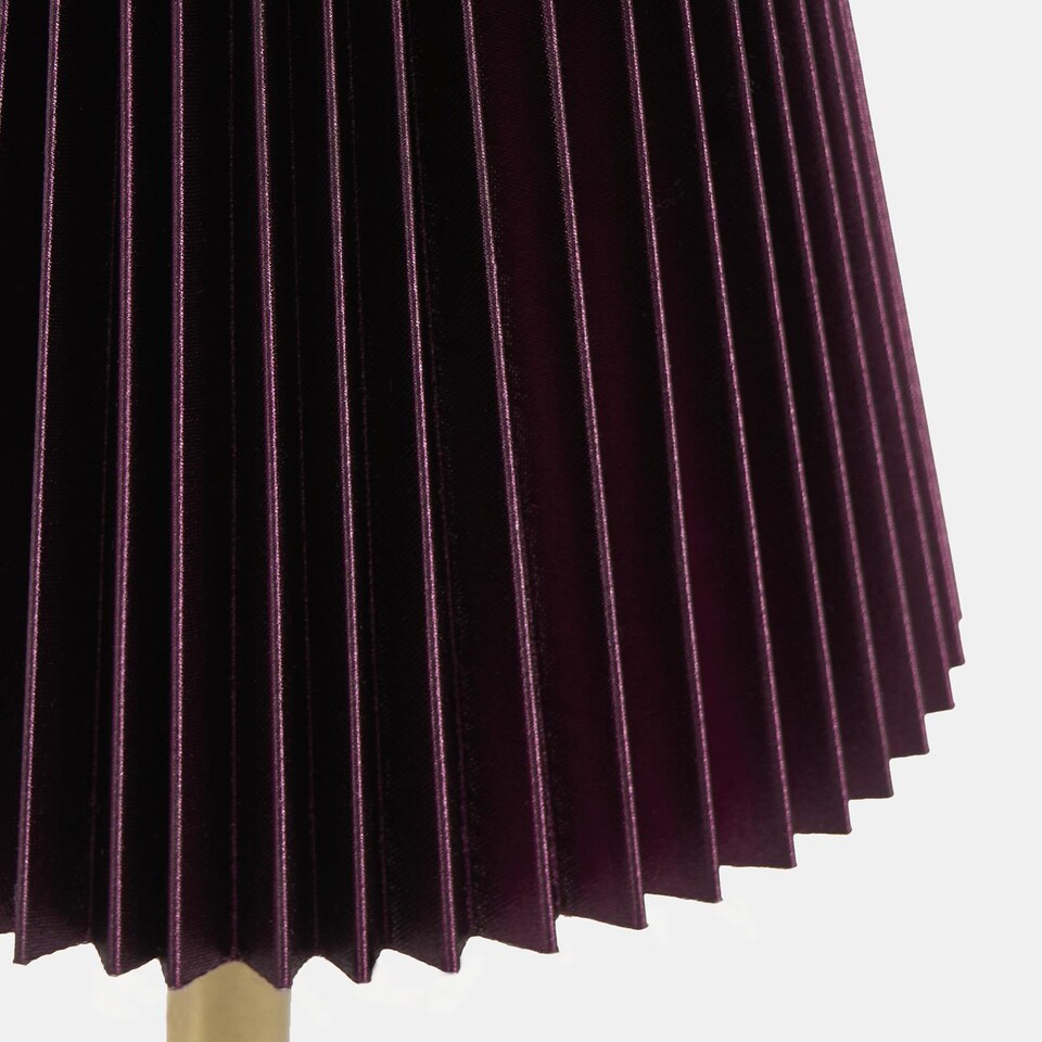 image 1 of OHS Pleated Bedside Lamp LED Rechargeable Cordless Night Light