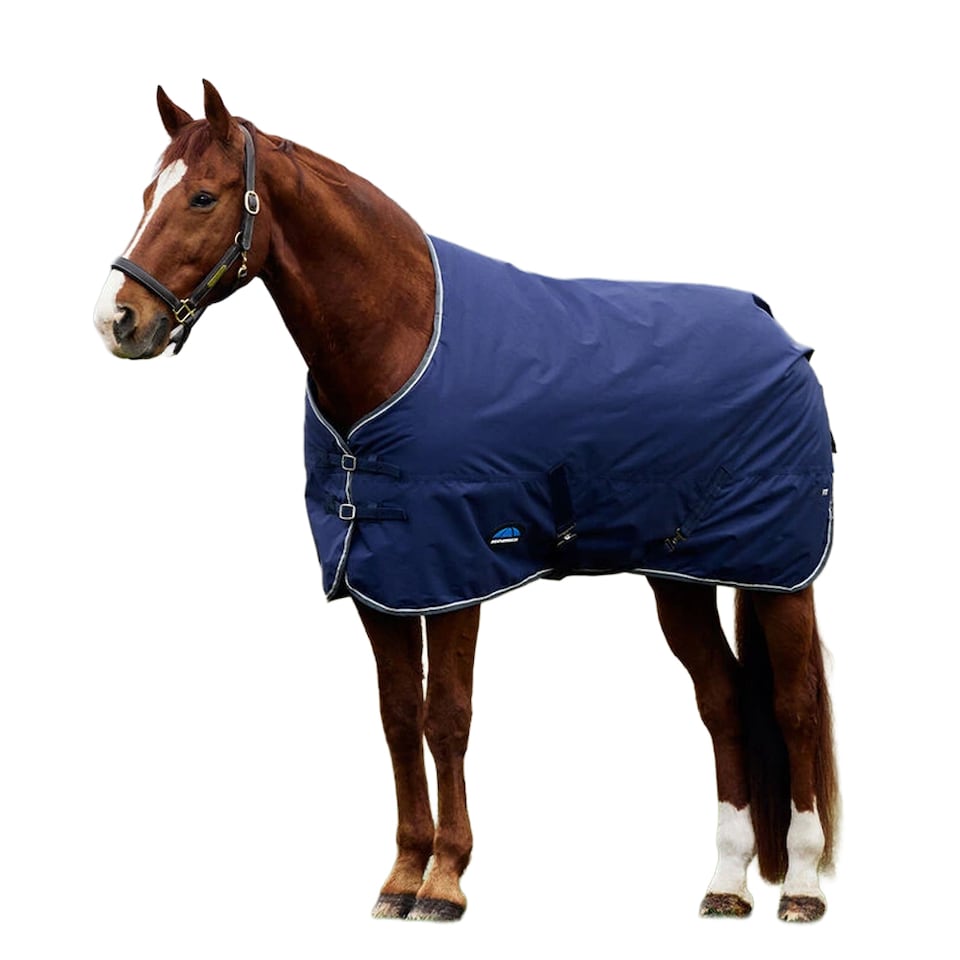 image 1 of Weatherbeeta Comfitec Tyro Standard-Neck 50g Horse Turnout Rug | Blue | Navy/Charcoal | 4Ft | 1