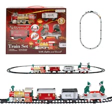 The Christmas Workshop Animated Elves Christmas Train Set