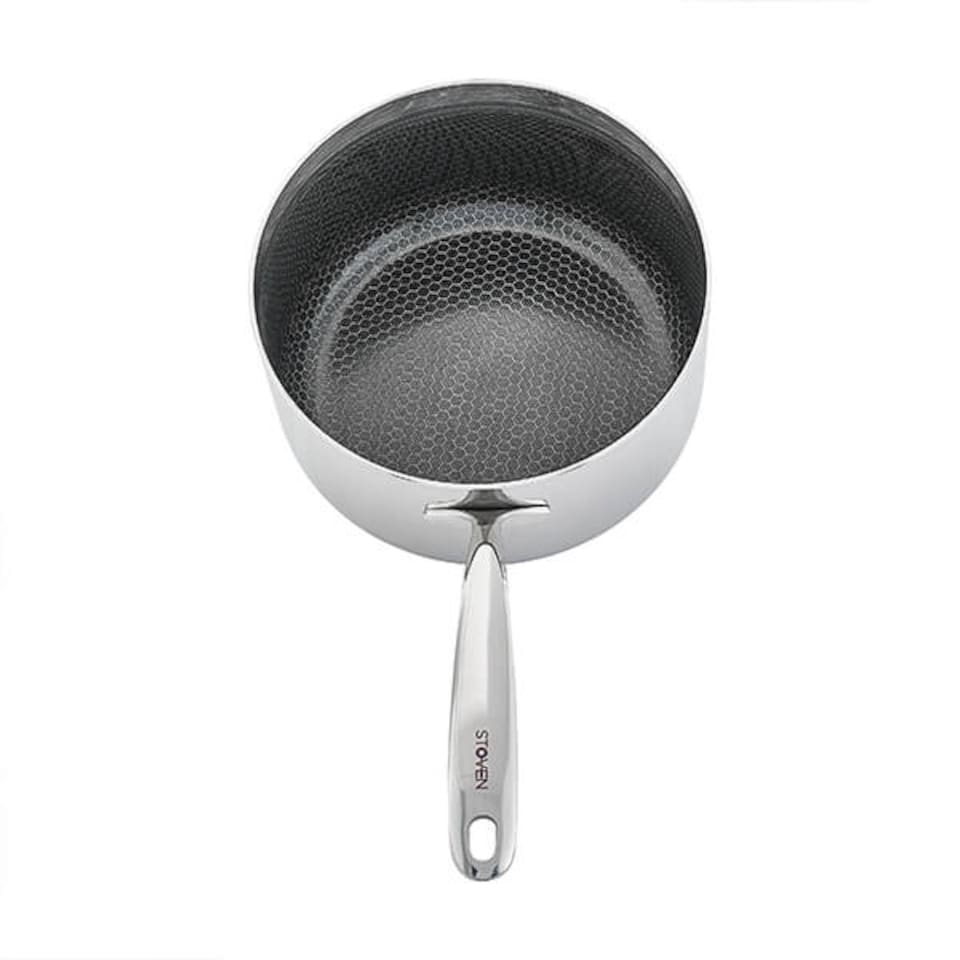 image 1 of Stoven Hextra 4 Piece Saucepan Set with Milk Pan