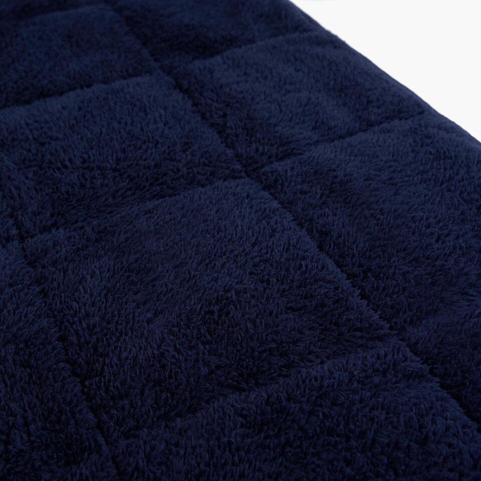 image 1 of OHS Teddy Fleece 8kg Weighted Blanket Sensory Sleep Therapy 150 x 200cm