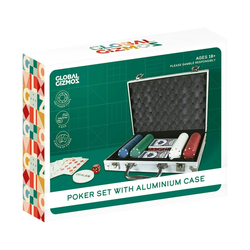 image 1 of 200pc Poker Set In Aluminium Case