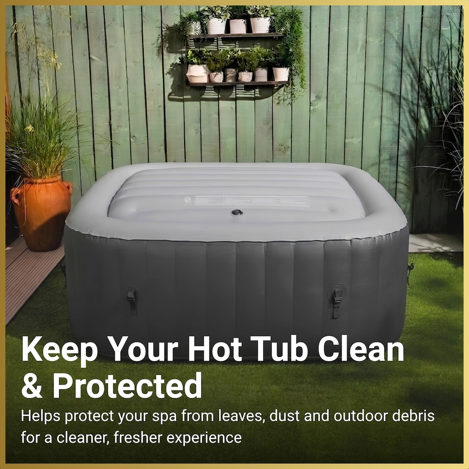 image 1 of Inflatable Square Bladder Fits All 4 Person Square Hot Tubs Up to 118cm