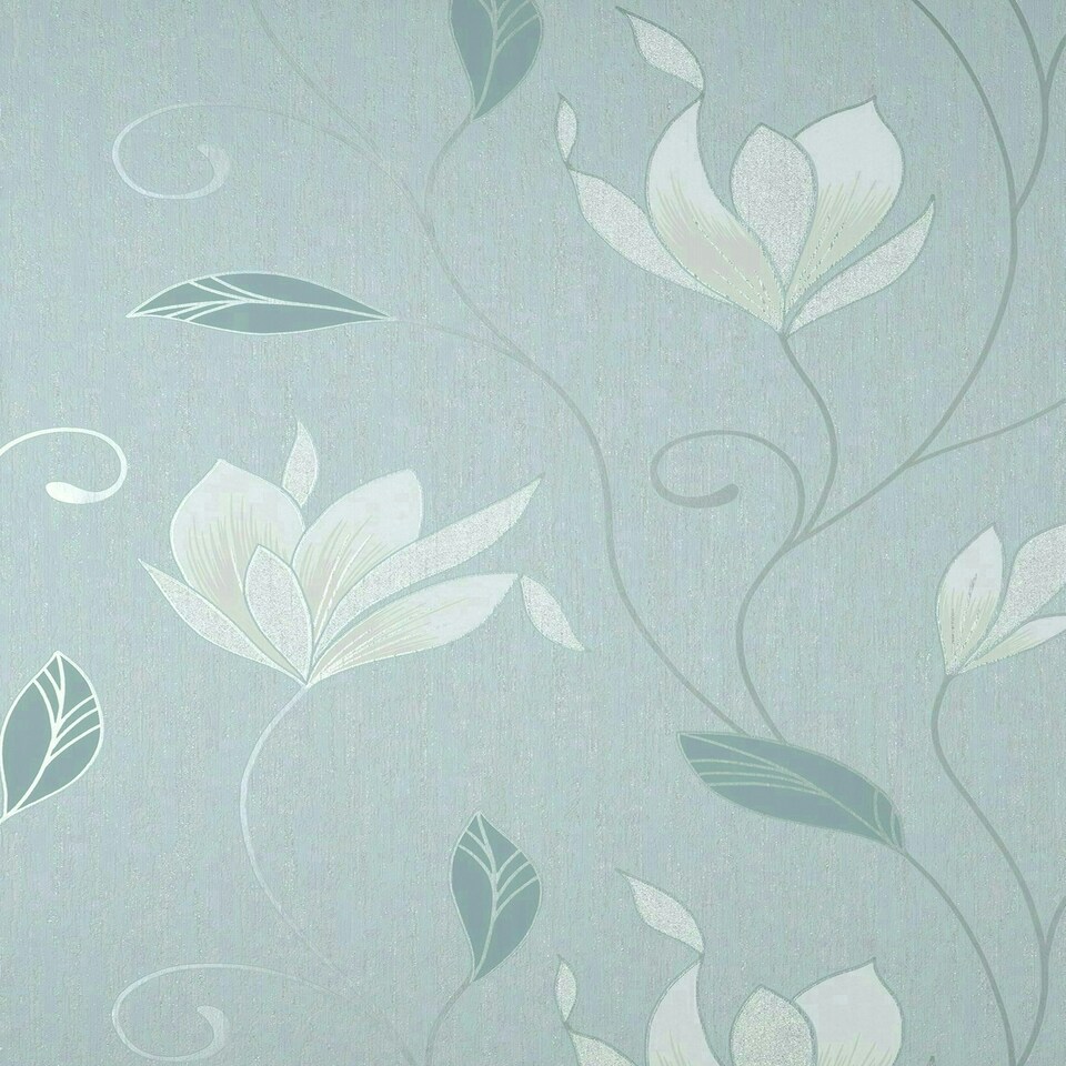 image 1 of Crown Synergy Floral Blue/Grey, M1740 Multi