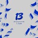 image 3 of 2 x 14g 13th Happy Birthday Blue and Silver Party Confetti Decoration