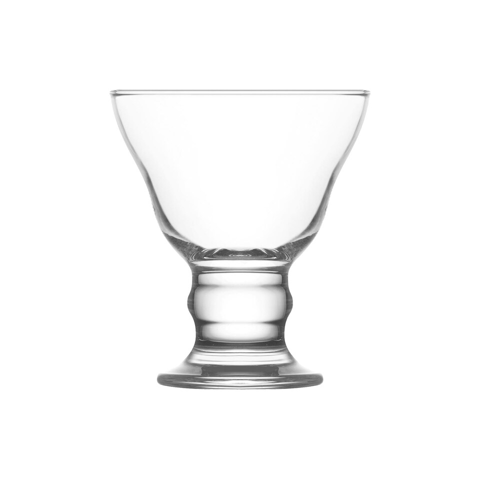 image 1 of LAV Orion Glass Ice Cream Bowls - 255ml - Pack of 6 | Clear | Clear