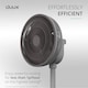 image 9 of Duux Whisper 3 Standing Fan with Remote Control | Grey | Grey