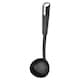 image 1 of Judge Satin Black Nylon End Soup Ladle