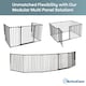 image 6 of Bettacare Pet Pen with Mat, Pentagon, 5 x 72cm, White, 70cm High | White