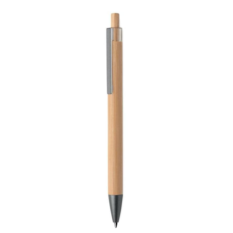 image 1 of MidOcean Itea Push Button Bamboo Pen | Bronze | Wood | One Size | 1