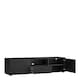 image 4 of Media TV Unit with 2 Doors 1 Drawer 147cm Black