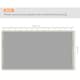 image 5 of Outsunny 352 x 207cm Universal Replacement Gazebo Mesh Netting Screen Walls