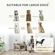 image 3 of PawHut Dog Crate Furniture with Removable Cushion for Large Dogs - Brown