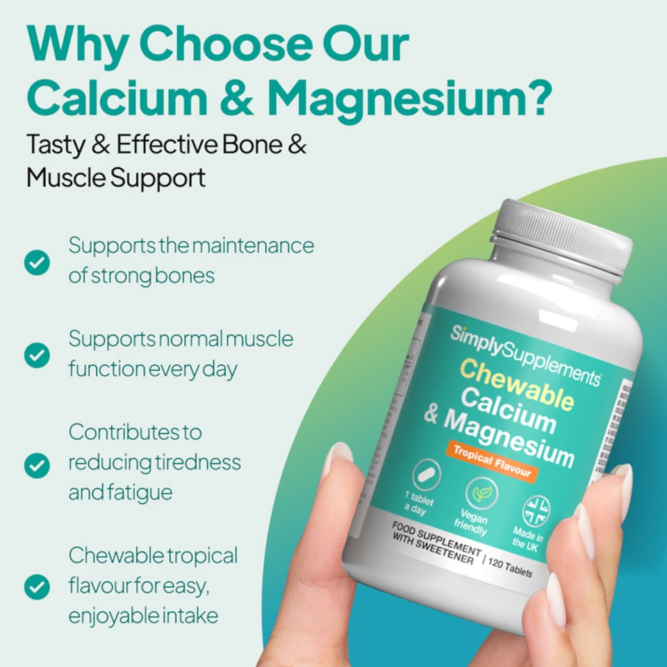 image 1 of Chewable Calcium & Magnesium Tablets