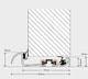 image 2 of Exitex Macclex 15/2 Thermal Break Door Threshold Draught Excluder Cill for 44mm Doors, 914mm | Gold