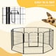 image 5 of PawHut 8 Panels Heavy Duty Puppy Play Pen for Small, Medium Dogs 79Hcm