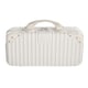 image 1 of Living and Home Portable Plastic Makeup Case for Travel White | Personal Item