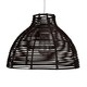 image 1 of ValueLights Lobster Wicker Rattan Brown Ceiling Pendant Light Shade | Brown