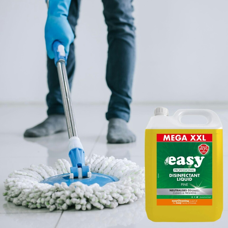 image 1 of Easy Professional Disinfectant Liquid Pine Neutralises Odours Cleans Freshens 5L