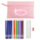 image 1 of Pink Ballerina Pencil Case with Personalised Pencils & Crayons Pink