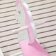 image 6 of HOMCOM Kids Ride-On Toy Rocking Horse w/ Handlebar, Foot Pedal - Pink