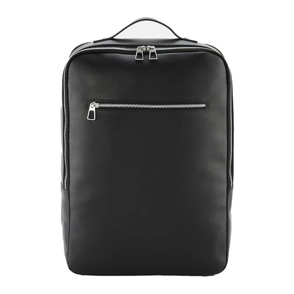 image 1 of Quadra Tailored Luxe PU Backpack - Black - One Size