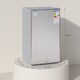 image 3 of HOMCOM 91 Litre Under Counter Fridge Freezer with Lock, Small Fridge Freestanding with Chiller Box, Adjustable Thermostat, 47.5cm Wide, Grey