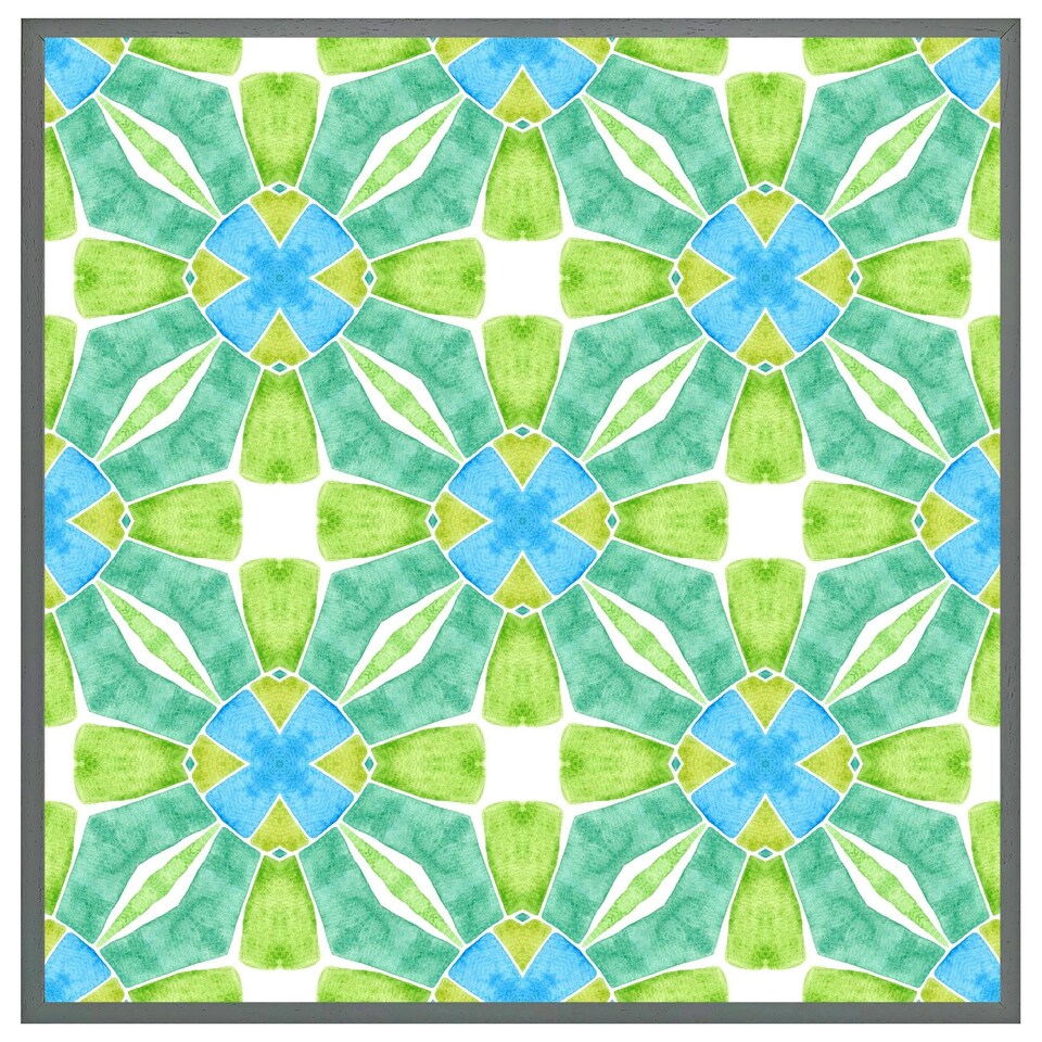 image 1 of Green optimal boho chic (Picutre Frame) Brown | Oak | M