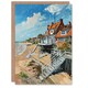 image 1 of Frinton On Sea Beach Houses Seaside Oil Him Her Card