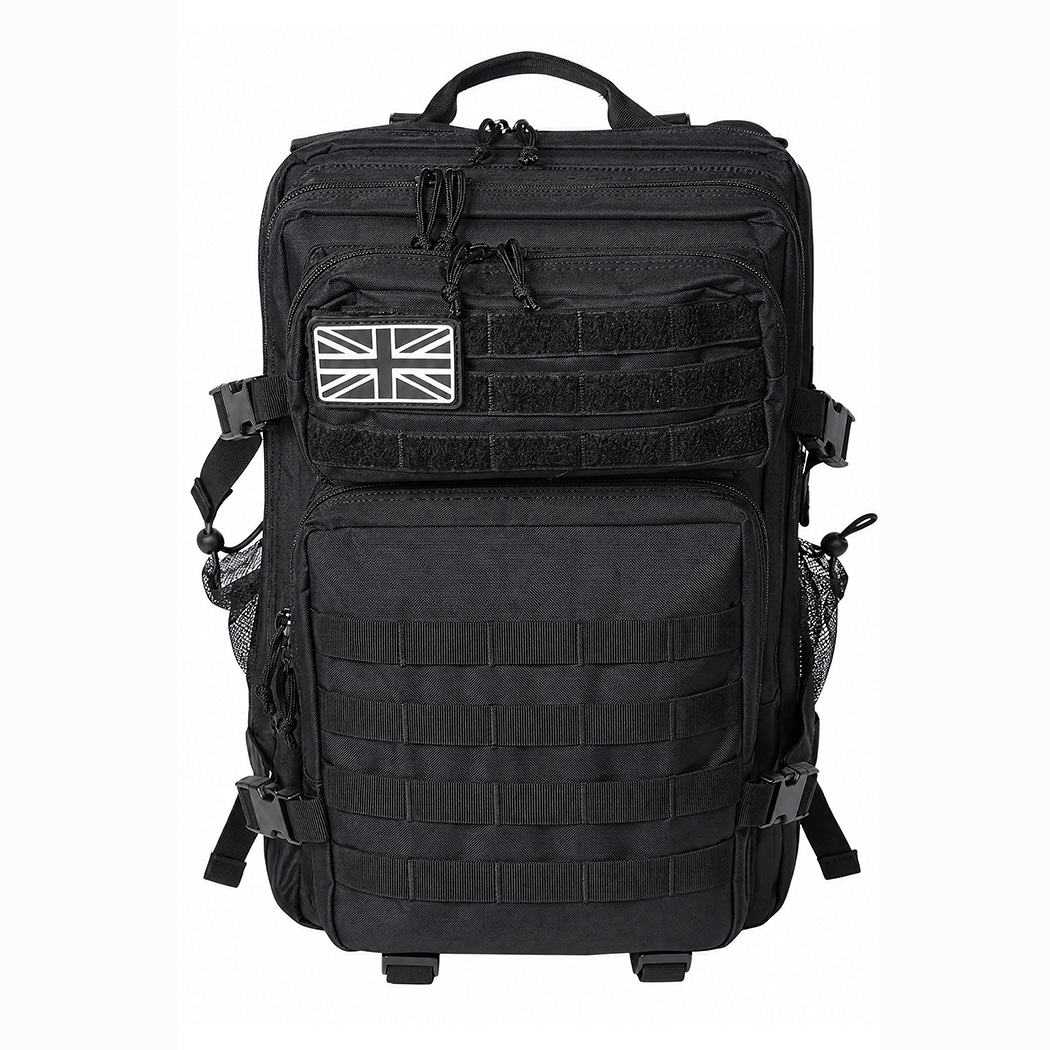 Swifto Military Backpack 45L Tactical Backpack 900D Oxford for Hiking Black