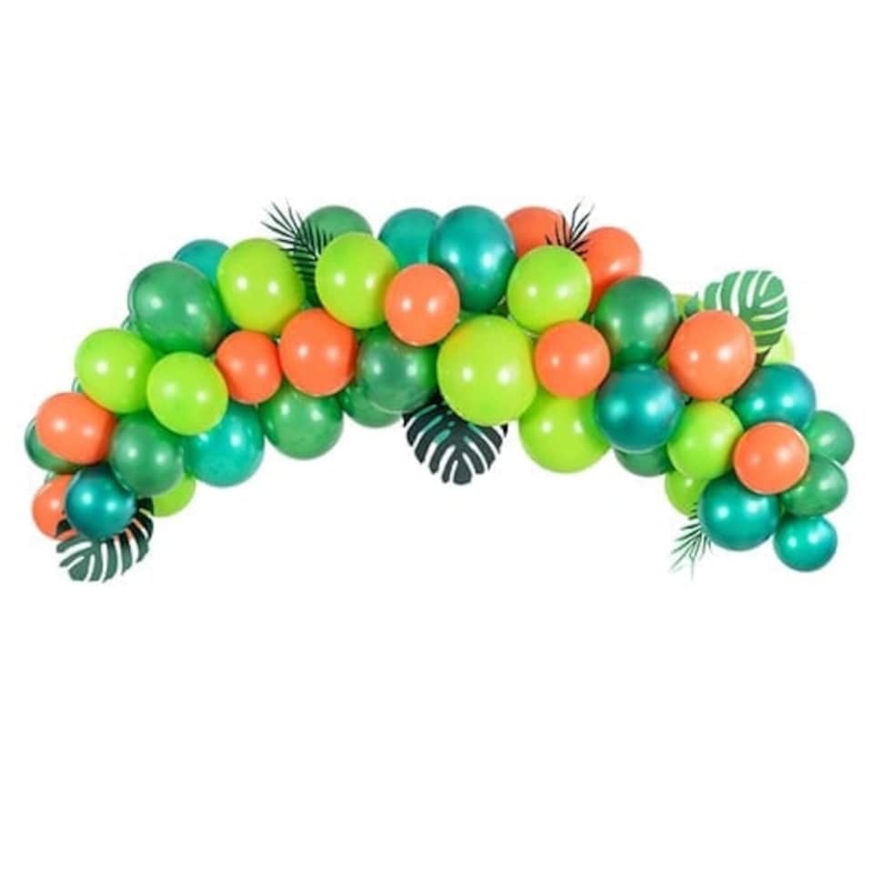 image 1 of Tropical Party DIY Premium Balloon Kit