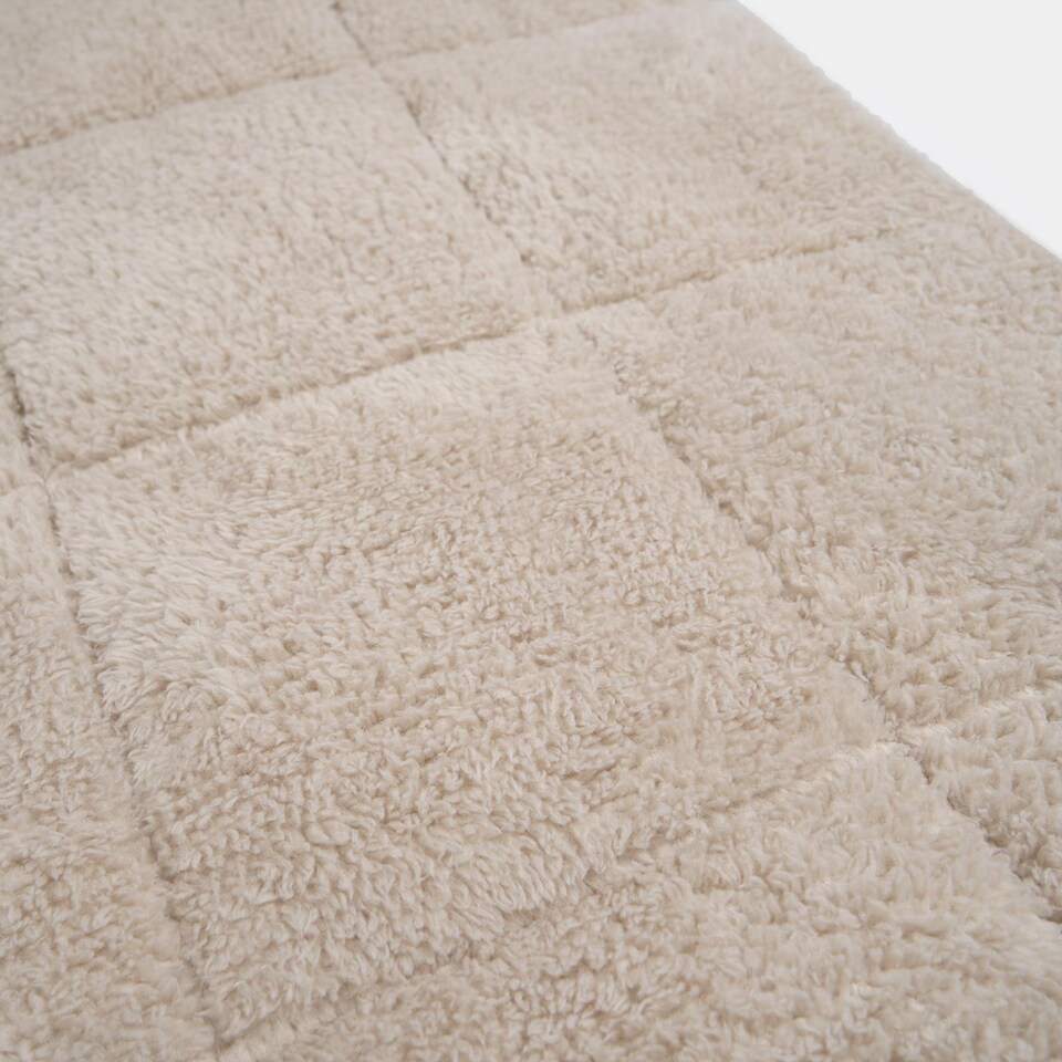 image 1 of OHS Teddy Fleece 6kg Weighted Blanket Sensory Sleep Therapy 125 x 180cm