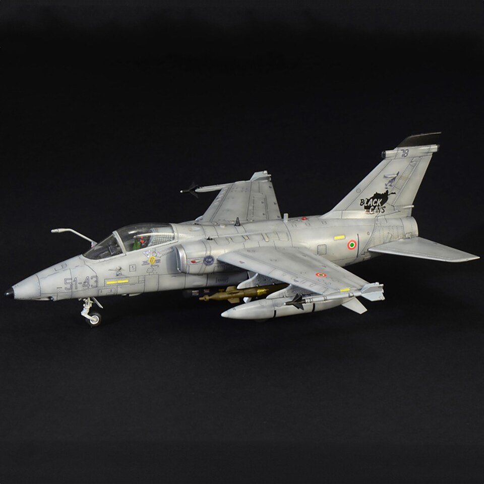 image 1 of Italeri AMX Ghibli Ground Attack Military Aircraft Model Kit 1460 Scale 1-72