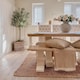 image 6 of KUKOON Handmade Boucle Area Rug Soft Pile Living Room Jute Plain 160cm x 230cm