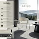 image 2 of Dining Chair Bedano - woven fabric, padded, 150 kg load capacity - Set of 4 Grey | Greige