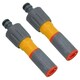 image 1 of Garden Hose Adjustable Twist Spray Nozzle Water Jet / Fine Water Gun Spraying 2pc