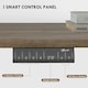 image 4 of Vinsetto Height Adjustable Electric Standing Desk with 4 Memory Preset Black