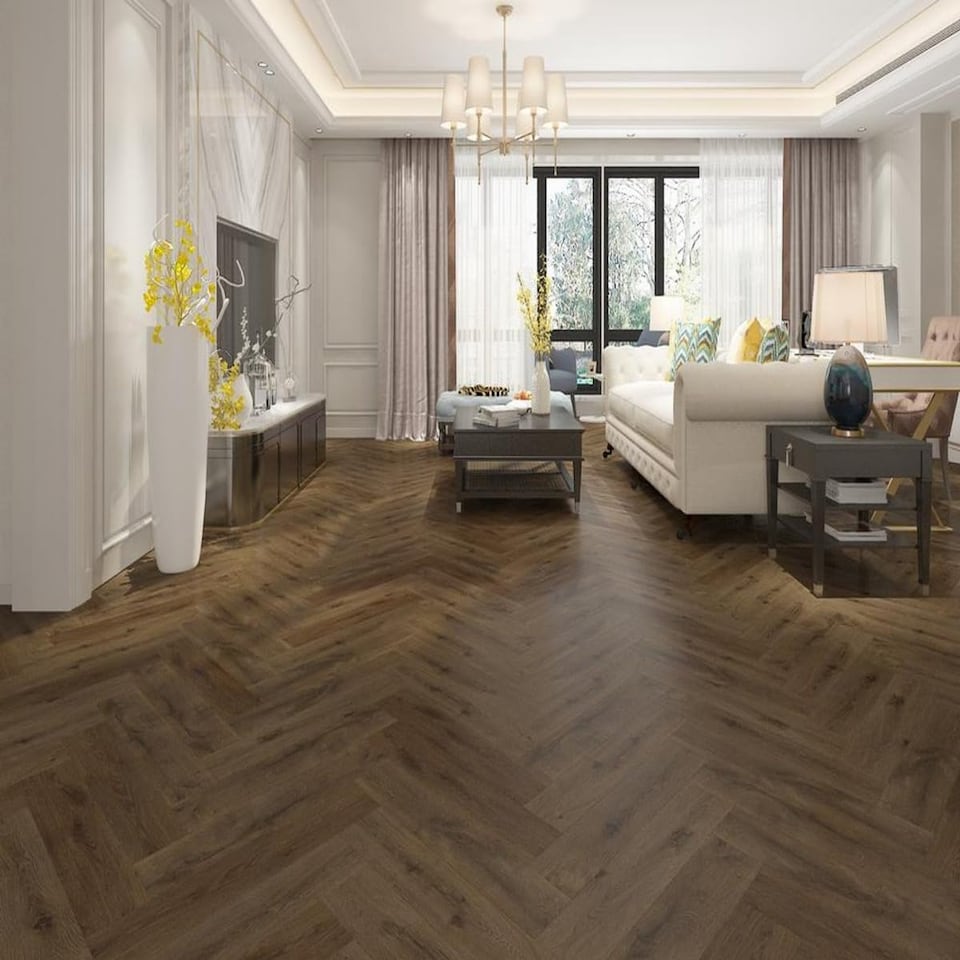 image 1 of Allo (RBP) Pewter Oak 5.2mm SPC Click LVT Flooring Wood Effect, For Home & Commercial Use | White | Pewter | Planks per Pack:  10  | Coverage per Pack: 2.193m² | 1