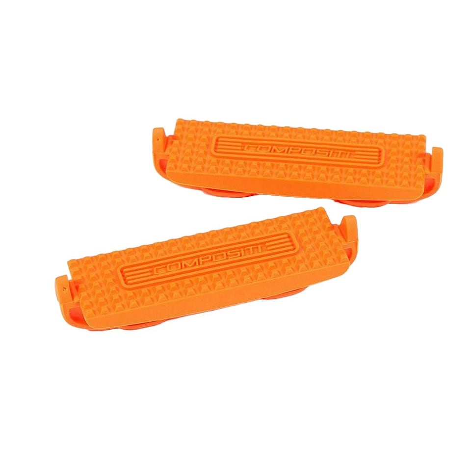 Compositi Childrens/Kids Premium Profile Horse Stirrup Treads - Orange - One Size