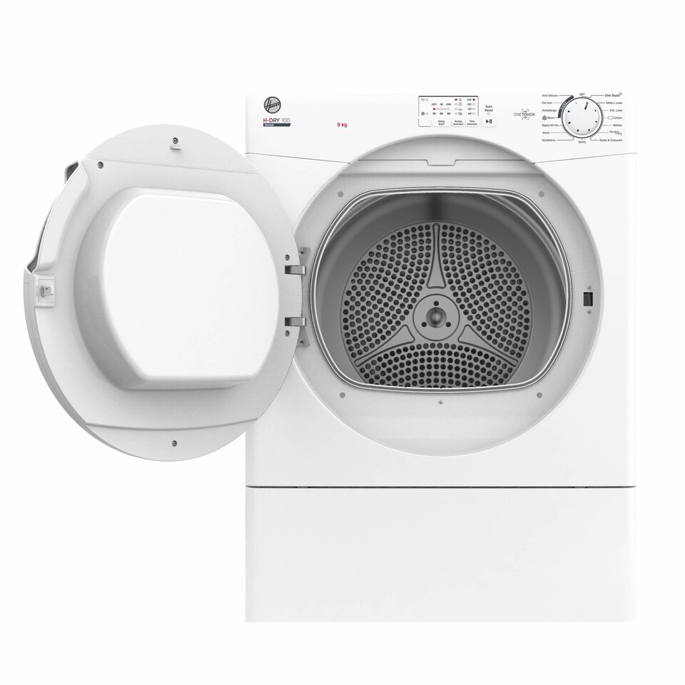 image 1 of Hoover HLEV9LF 9kg Load Vented Tumble Dryer Class C White