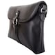 image 3 of Premium Soft Genuine Leather Cross Body Shoulder Bag, Tassel Detail Black | Black