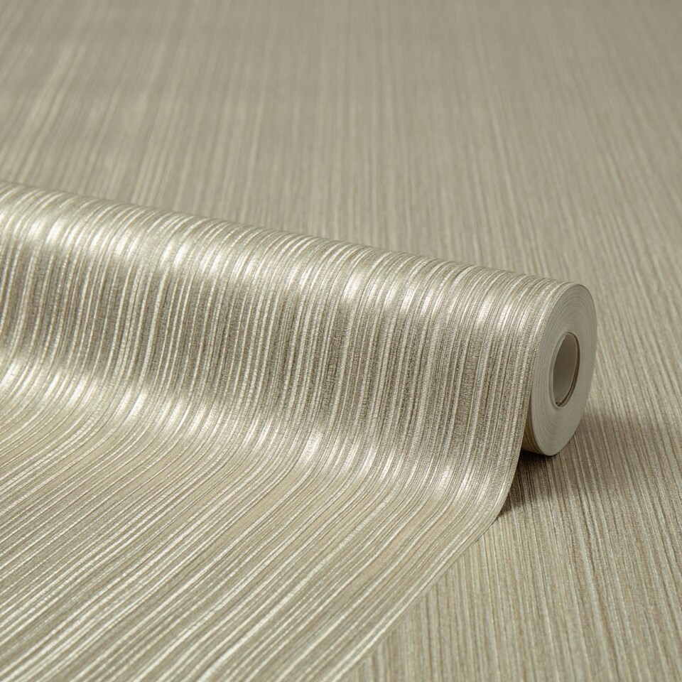 image 1 of Aurous Metallic Wallpaper in Gold Multi