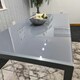 image 10 of Dining Table Grey Glass Kitchen Place for 4 Seats, Dining Table Only (Grey H 75 x L 120 x W 70 cm) Grey