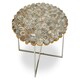 image 4 of Interiors by Premier Distinctive Agate Coffee Table With Cross Base, Modern Silver Finish Decorative Table, Multi