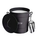 image 4 of Harbour Housewares Vintage Metal Ice Bucket with Scoop - Black