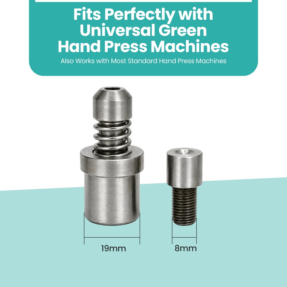 image 1 of 5mm Diamond Cut Punk Studs Die for Green Machine Hand Press for Jackets