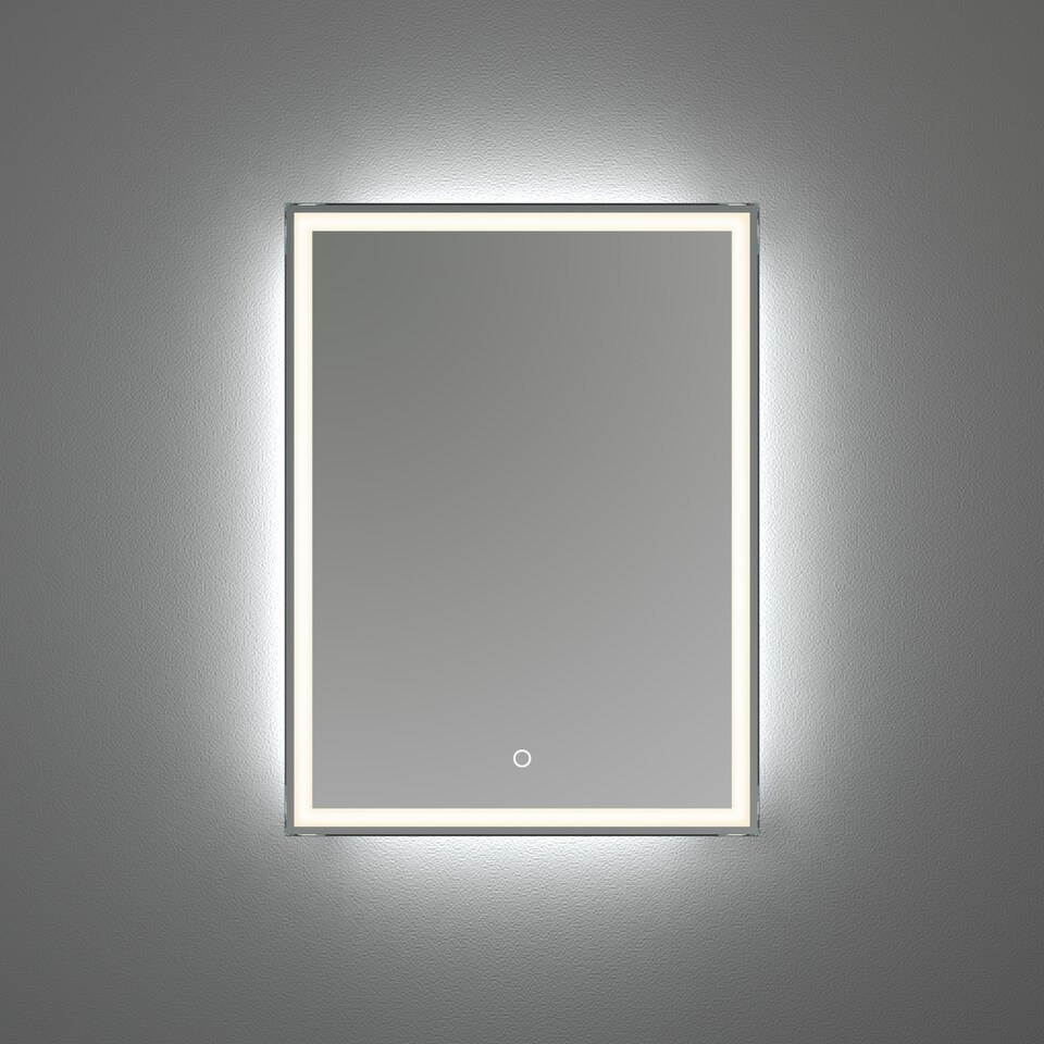 image 1 of Nova - LED Bathroom Mirror Touch Control, 70 x 50cm Demister, CCT