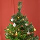 image 8 of HOMCOM 6FT Pre-Lit Artificial Christmas Tree Holiday Décor Ornament Stand