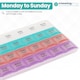 image 7 of 28 Slot Pill Organiser, 4 Times A Day Weekly Tablet Box