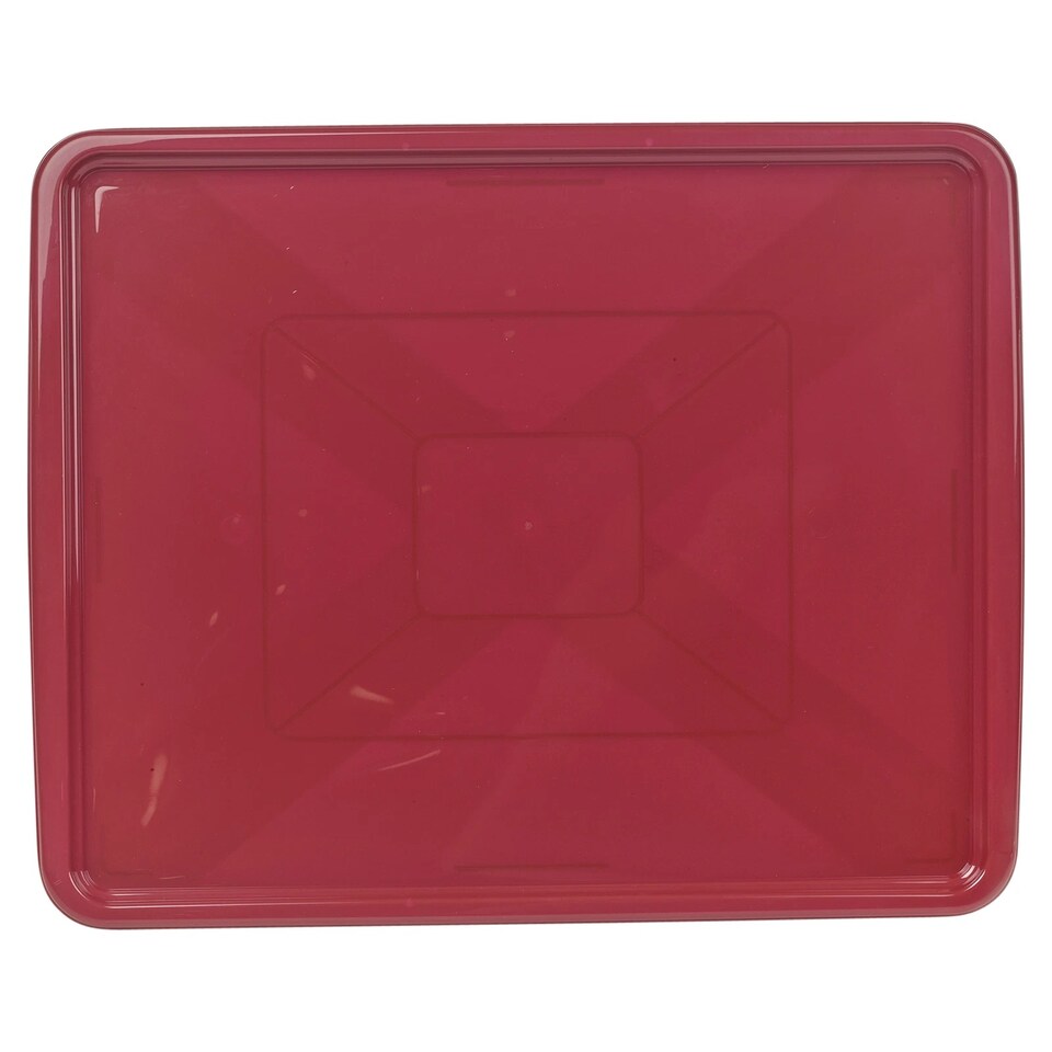 image 1 of Plastic Large Dish Rack Drainer Kitchen Sink Plate Cutlery Draining Drip Tray | Multi | Maroon Small